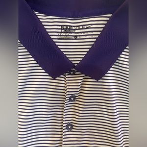 Nike golf standard for polo size XL striped